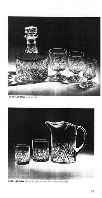 Whitefriars 1972 British Glass Catalogue, Page 59