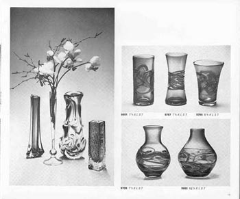 Whitefriars 1974 British Glass Catalogue, Page 19