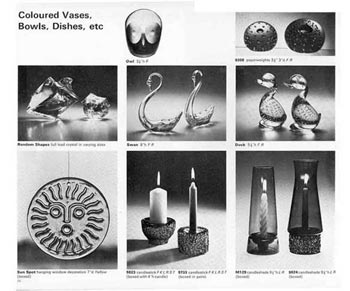 Whitefriars 1974 British Glass Catalogue, Page 20