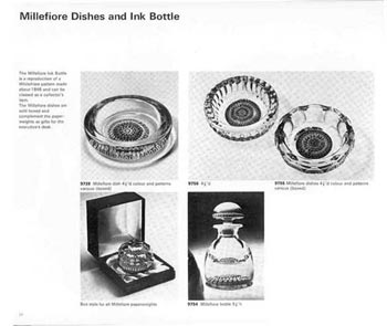 Whitefriars 1974 British Glass Catalogue, Page 24