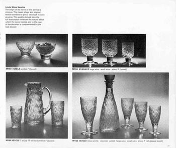 Whitefriars 1974 British Glass Catalogue, Page 27