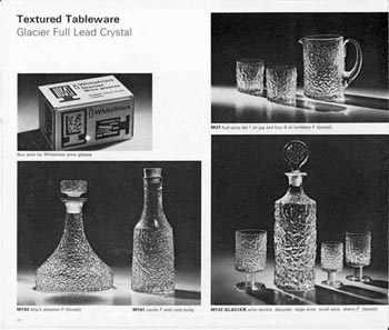 Whitefriars 1974 British Glass Catalogue, Page 28