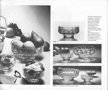 Whitefriars 1974 British Glass Catalogue, Page 41