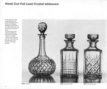 Whitefriars 1974 British Glass Catalogue, Page 48