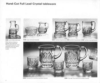 Whitefriars 1974 British Glass Catalogue, Page 50