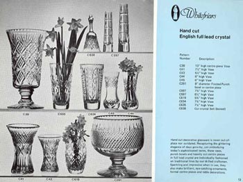 Whitefriars 1980 British Glass Catalogue, Page 13