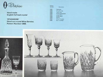Whitefriars 1980 British Glass Catalogue, Page 24