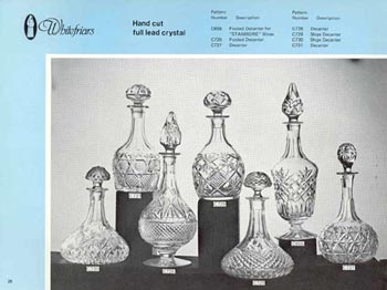Whitefriars 1980 British Glass Catalogue, Page 26