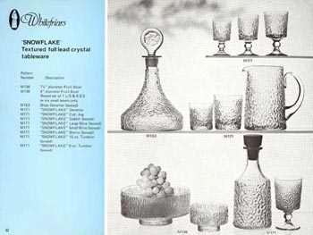 Whitefriars 1980 British Glass Catalogue, Page 32