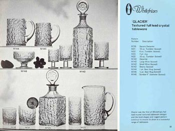 Whitefriars 1980 British Glass Catalogue, Page 33