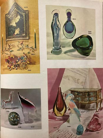 World Handicrafts 1969 Murano Glass Import Catalogue, Page 2