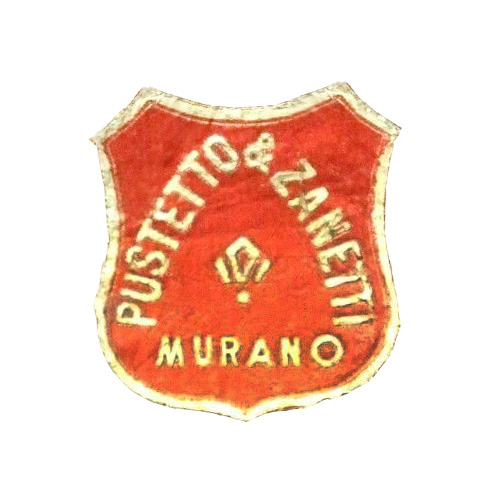 Shield shaped Pustetto & Zanetti label