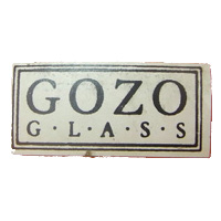 Gozo Maltese glass paper label.