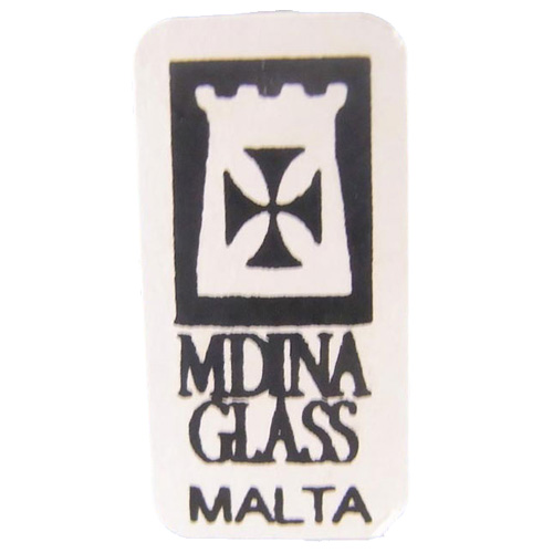 Maltese glass paper label