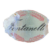 Bucella Cristalli Murano glass foil label.