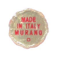 Generic Murano glass foil label.