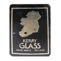 Kerry Glass Irish glass paper label.