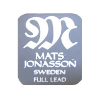 Mats Jonasson Swedish glass opaque plastic label.