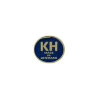Kastrup - Holmegaard Danish glass paper label.