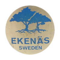Ekenas Swedish glass foil label.
