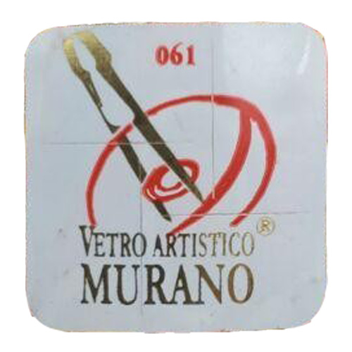 Red Vetro Artistico Murano label