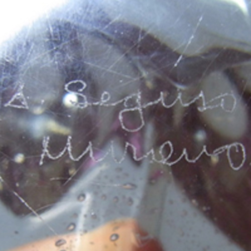 Archimede Seguso Murano signature.