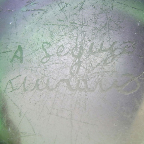 Archimede Seguso Murano signature
