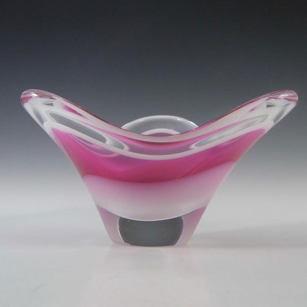 Flygsfors Coquille Glass Bowl by Paul Kedelv - Signed #2