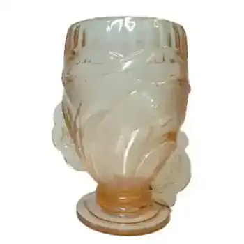 (image for) Sowerby Large Art Deco 1930's Pink Glass Vase