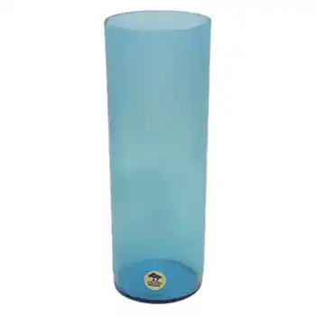 (image for) Ekenas Swedish/Scandinavian Blue Glass Vase Labelled