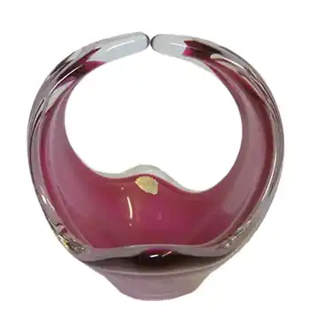 (image for) Flygsfors Coquille Glass Bowl by Paul Kedelv Signed '59