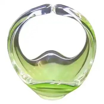 (image for) Flygsfors Coquille Glass Bowl by Paul Kedelv Signed '59
