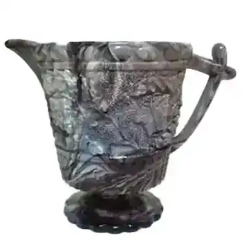 (image for) Sowerby 1890s Victorian Purple Malachite/Slag Glass Jug