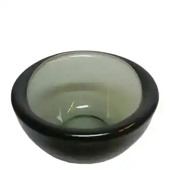 (image for) Orrefors Sven Palmqvist Smoky Glass Fuga Bowl - Marked