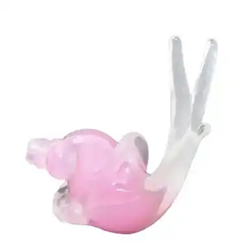 (image for) Archimede Seguso? Alabastro Murano Glass Snail Sculpture