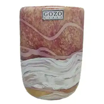 (image for) Gozo Maltese Glass 'Sunshine' Vase - Signed + Labelled