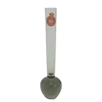 (image for) Holmegaard 'Orchid' Smoky Glass Stem Vase - Labelled