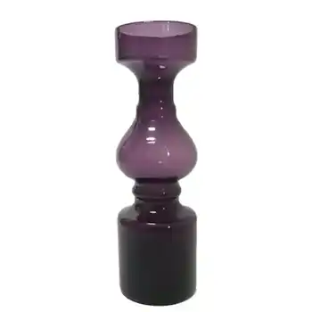 (image for) Japanese Purple Hooped Glass Vase - Swedish Style
