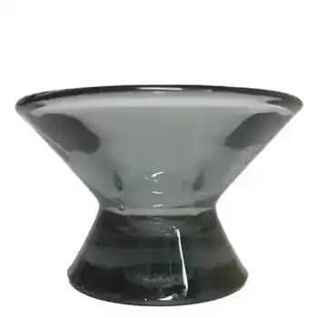 (image for) Iittala Grey Glass Kaj Franck 'Kartio' Candle Votive
