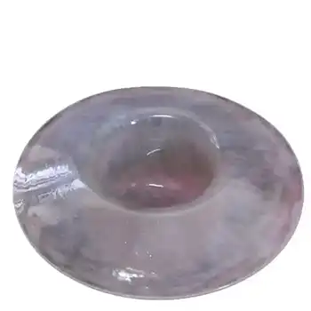(image for) Nazeing Clouded Pink Bubble Glass Posy Bowl