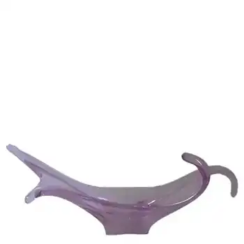 (image for) Bayel French Neodymium Lilac / Blue Glass Sculpture Bowl