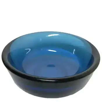 (image for) Orrefors Sven Palmqvist Blue Glass Fuga Bowl - Marked
