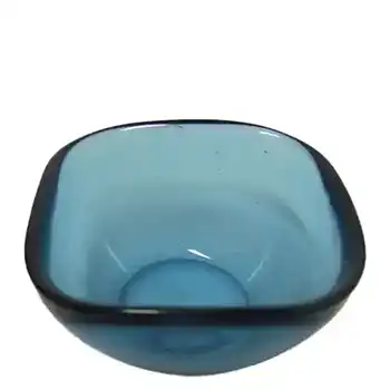 (image for) Orrefors Sven Palmqvist Blue Glass Fuga Bowl - Marked