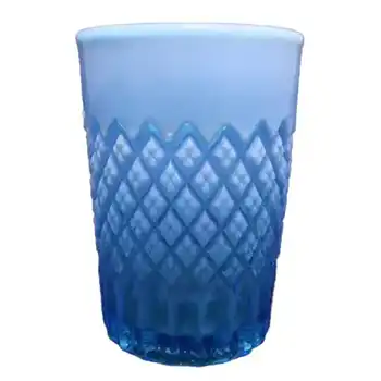 (image for) Davidson 1900's Blue Pearline Glass 'Somerset' Tumbler