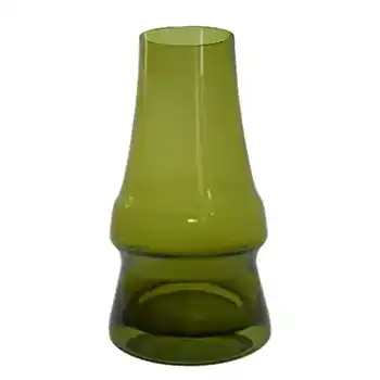 (image for) Riihimaki 'Piippu' Riihimaen Aimo Okkolin Green Glass Vase