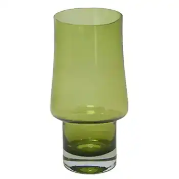(image for) Riihimaki / Riihimaen Lasi Oy Finnish Green Glass Vase