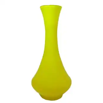 (image for) Empoli 1970's Italian Blue Retro Cased Glass Vase