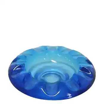(image for) Sklo Union Rosice Blue Glass Bowl - Adolf Matura #983