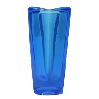 (image for) Sklo Union Rosice Blue Glass Vase by Miroslav Kubinec