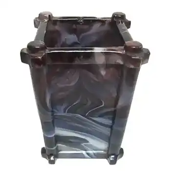 (image for) Sowerby #1223 Victorian Purple Malachite/Slag Glass Vase